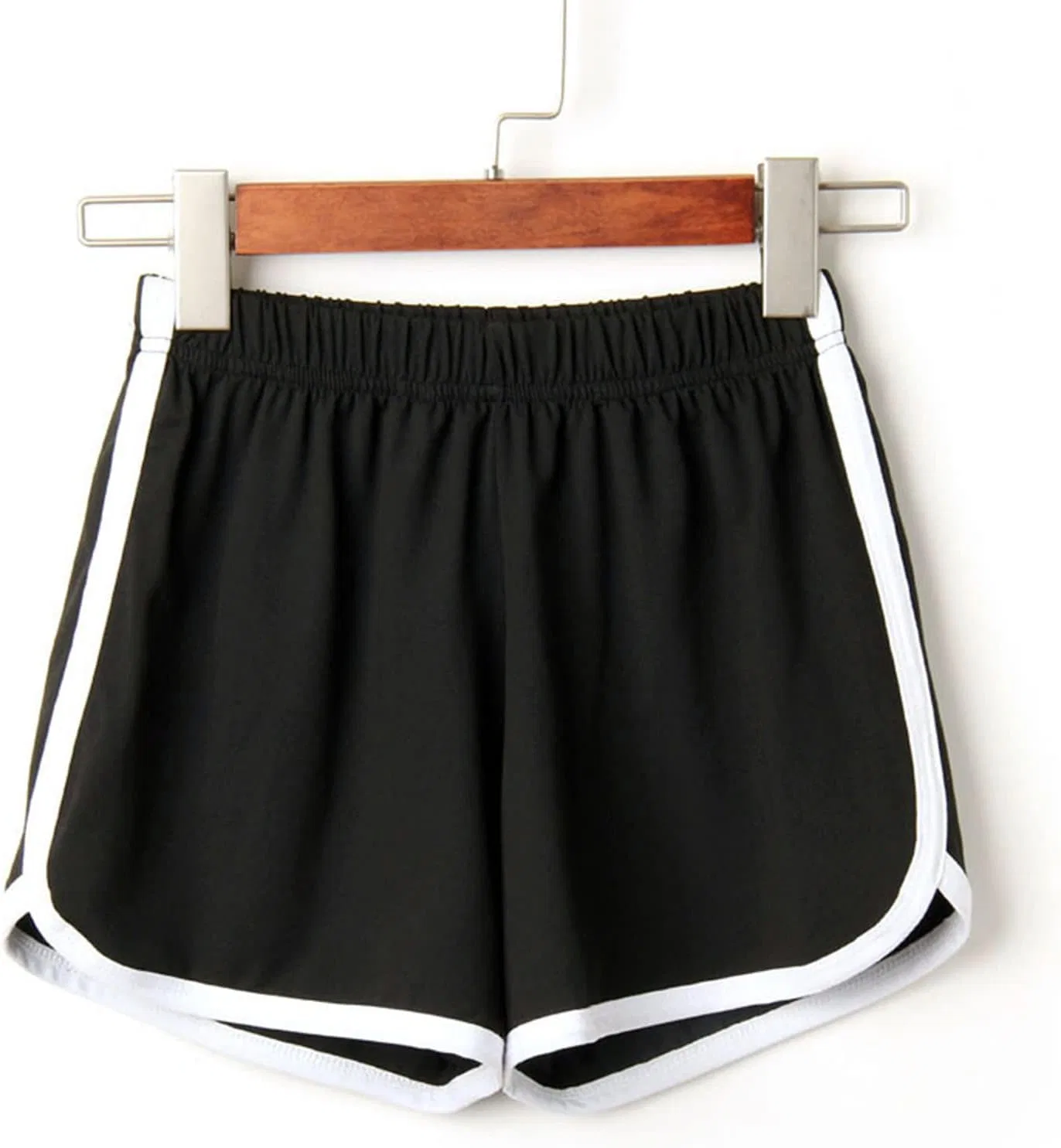 Спортивные шорты женские, Flowy Athletic Shorts, бренд Generic, черный — фото 2