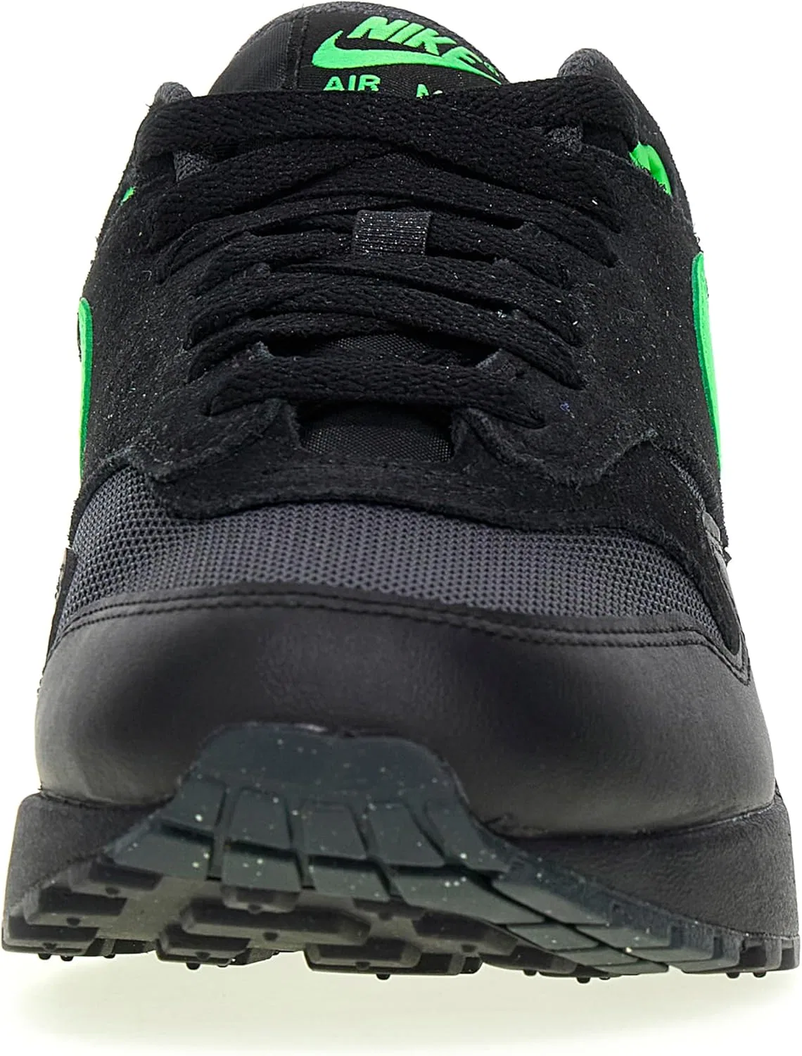 Мужские кроссовки NIKE Air Max 1 Essential, черный/зеленый — фото 2
