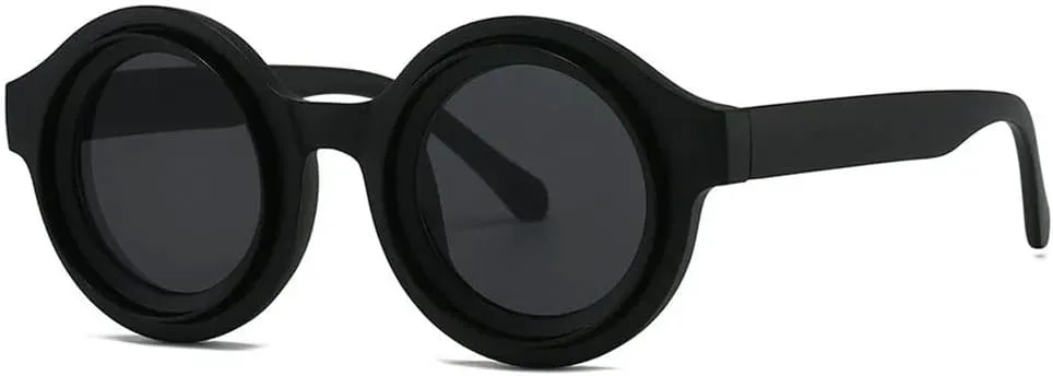 

Солнцезащитные очки UV400 – круглые, в стиле панк, конфетных цветов, для женщин и мужчин, для бега и занятий спортом на открытом воздухе UYPTK, Black Black