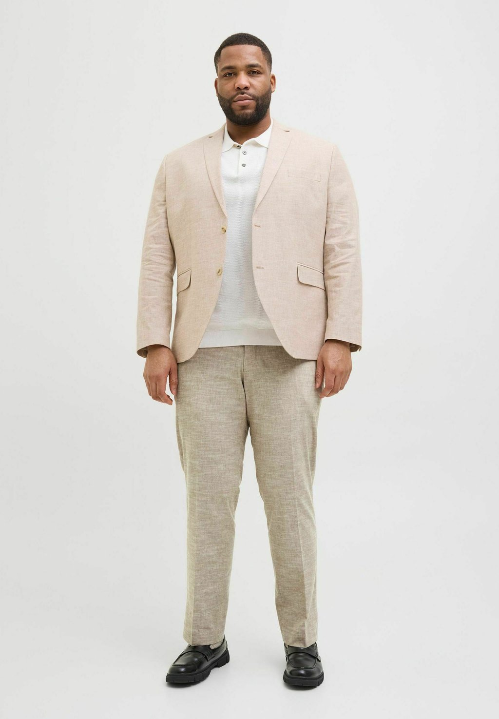 

Костюм EINREIHIGER UND PLUS SIZE REGULAR FIT SET Jack & Jones, бежевый