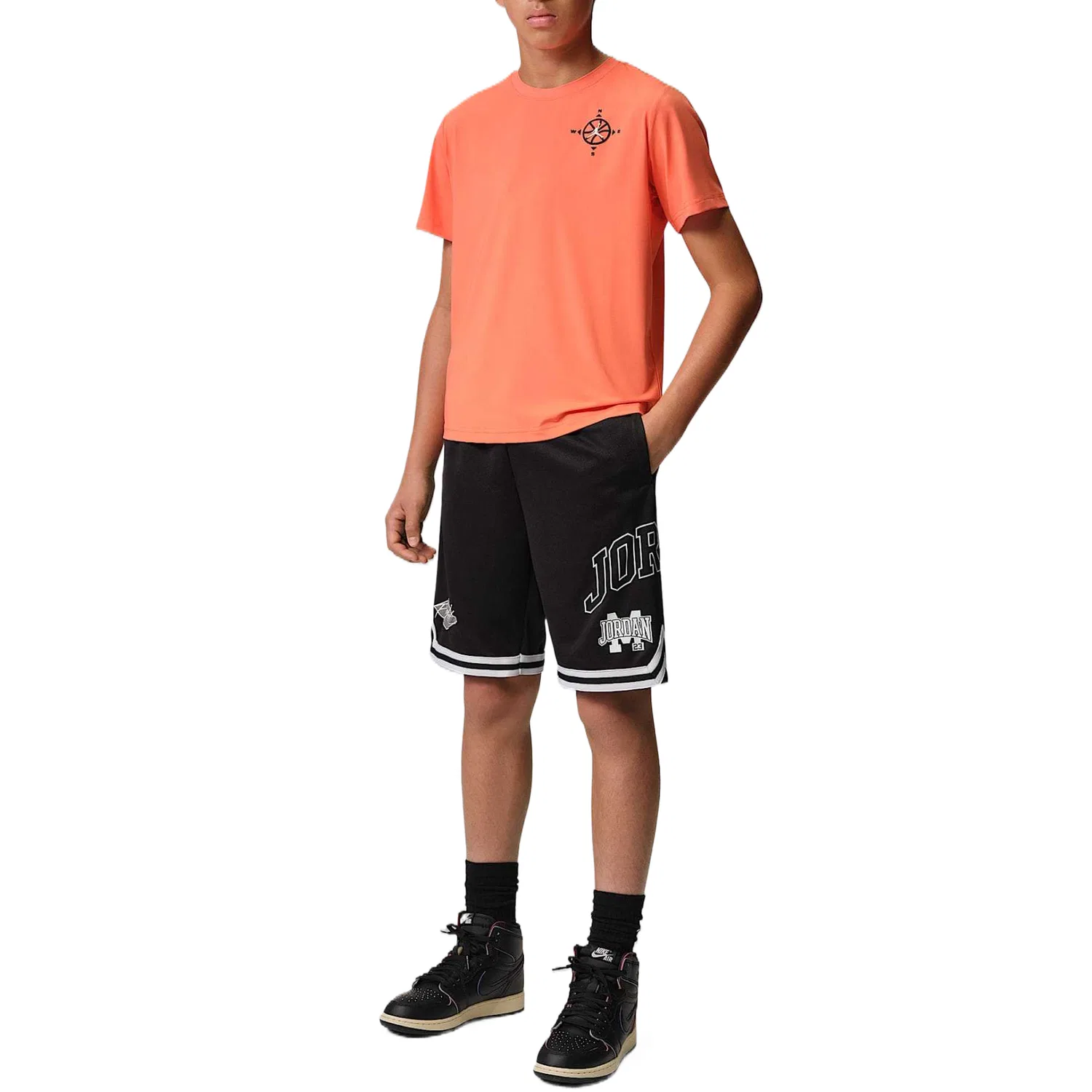 Детские шорты Moderate Jordan, Black — фото 3