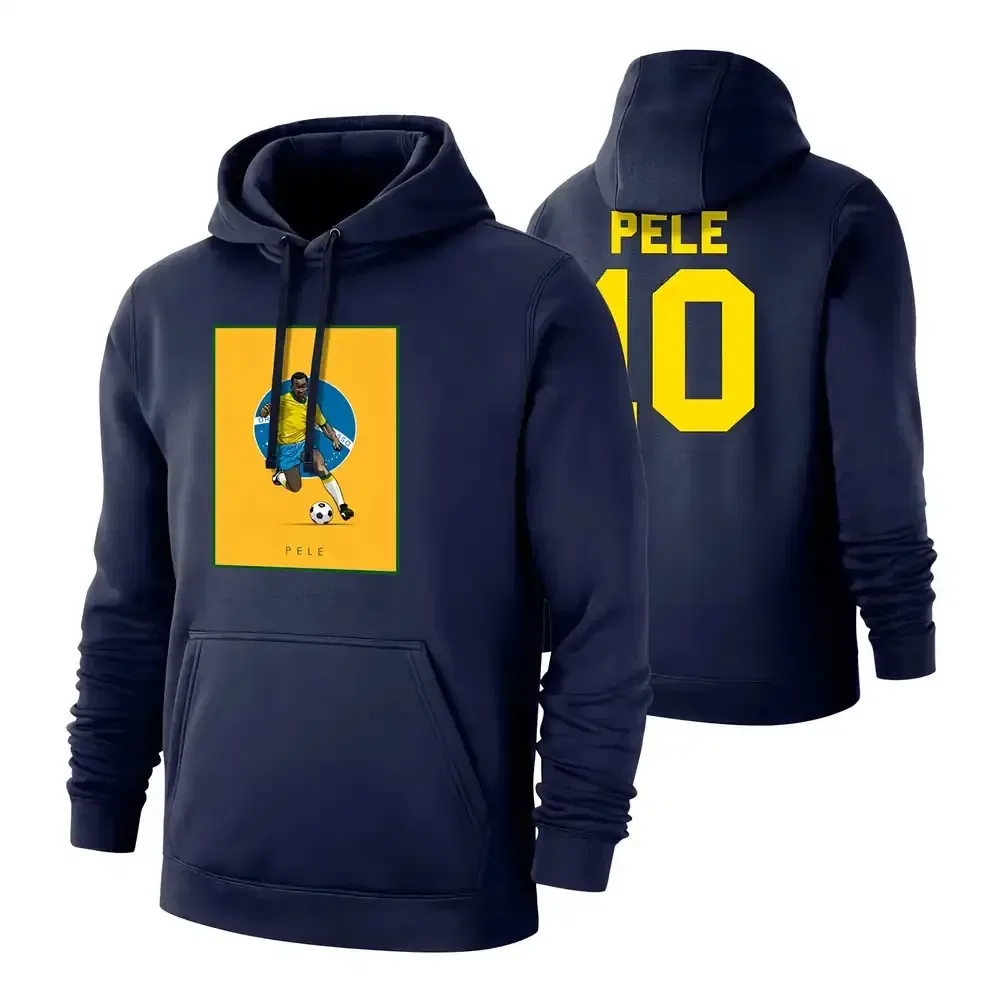 Детская толстовка Pele Selecao Brazil, темно-синий