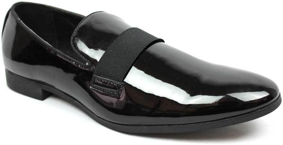 

Мужские черные лаковые туфли на каблуке от Azar Azar Man