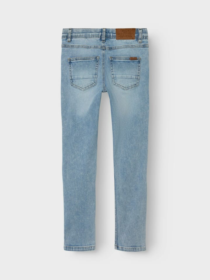 Name it Джинсы NKMTHEO XSLIM JEANS 1280-GY светло-голубого цвета — фото 2