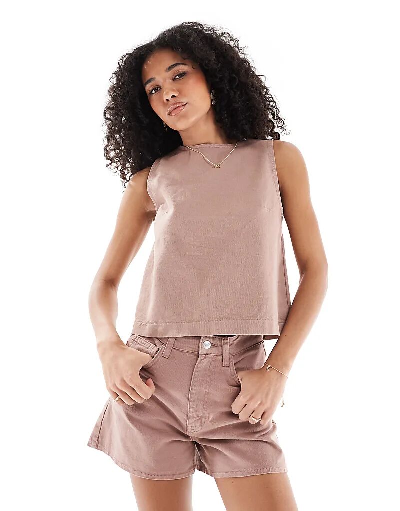 

ASOS DESIGN Удлиненная модель цвета мокко