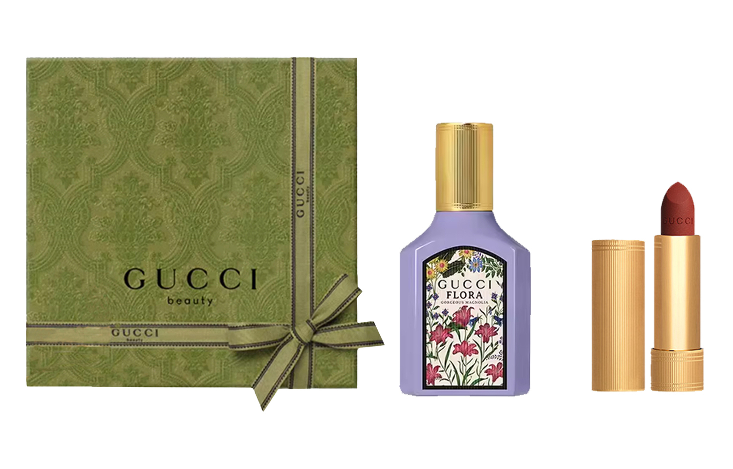 

Натуральный парфюмерный набор Dreamy Natural Box: парфюм Dreamy Mulan и бархатная помада-бальзам для губ GUCCI