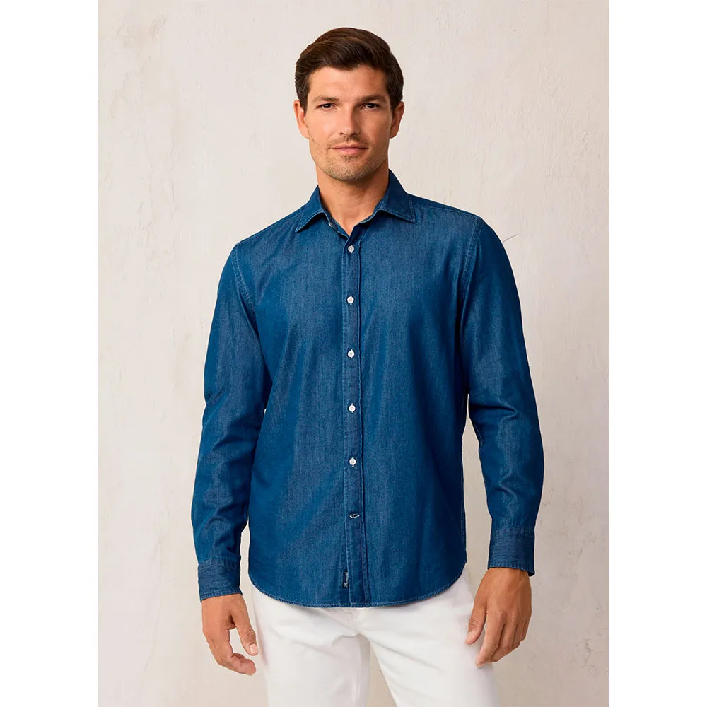 

Рубашка Façonnable Chambray, синий