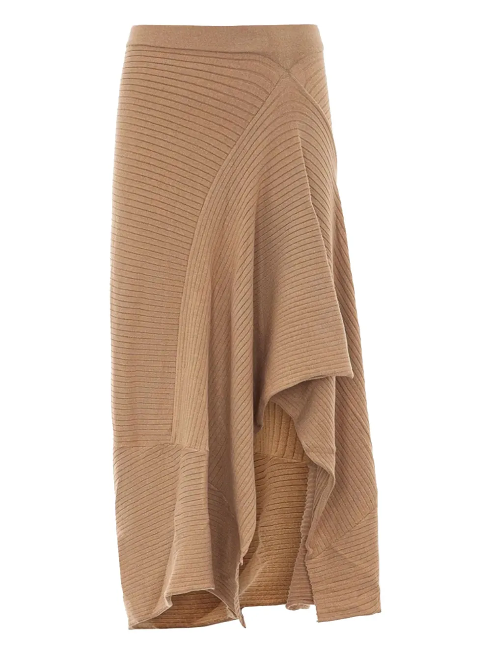 

Юбка с оборками и рифленой вязкой Akep, нейтральный