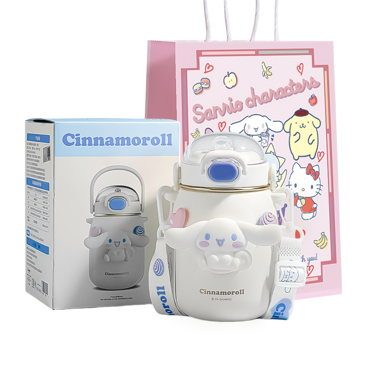 

Бутылка для воды Cinnamoroll/Kuromi/My Melody Collection Big Belly 700ML Sanrio, Cinnamoroll