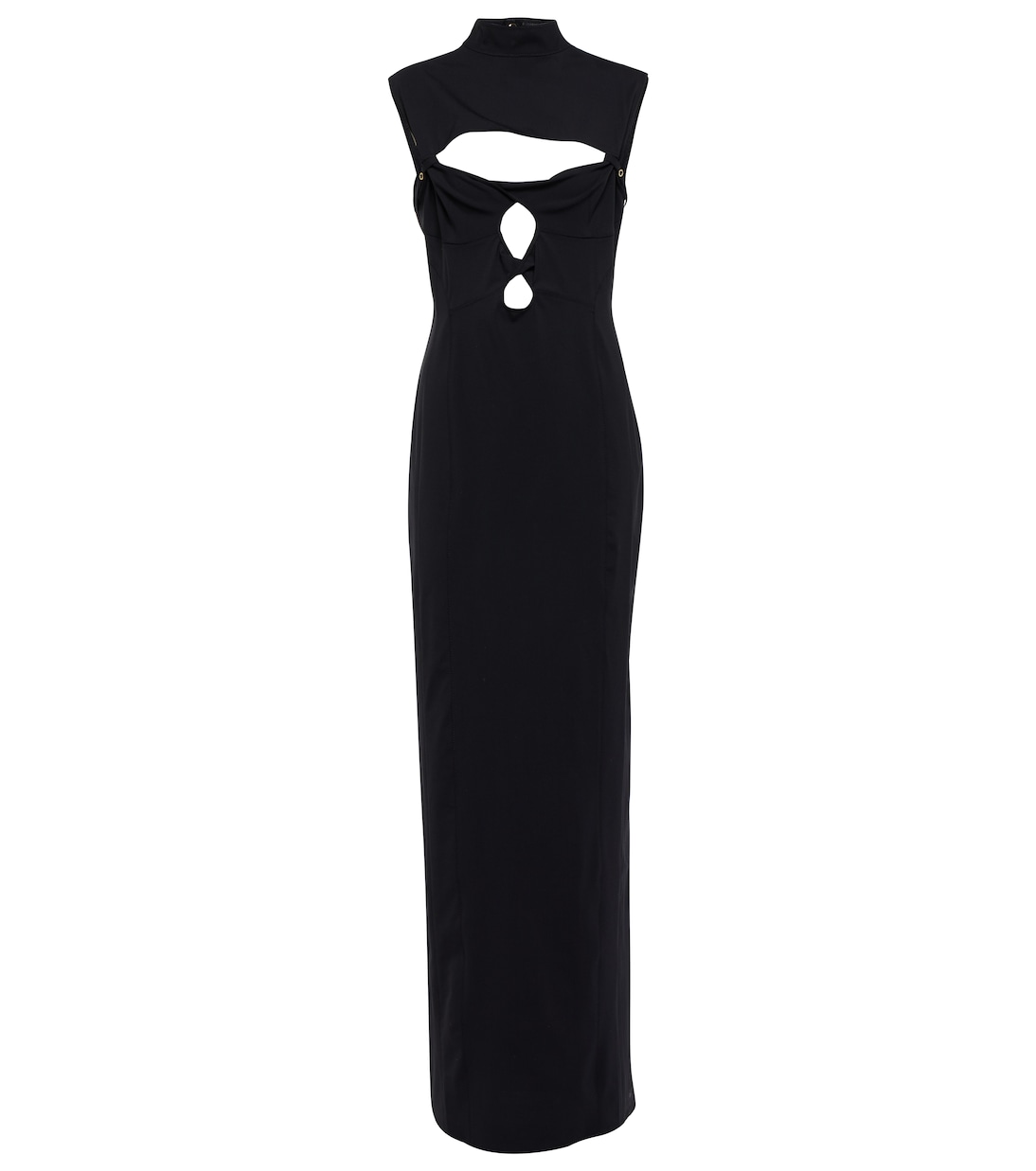 

Платье макси La Robe Palmi из смесовой шерсти Jacquemus, черный