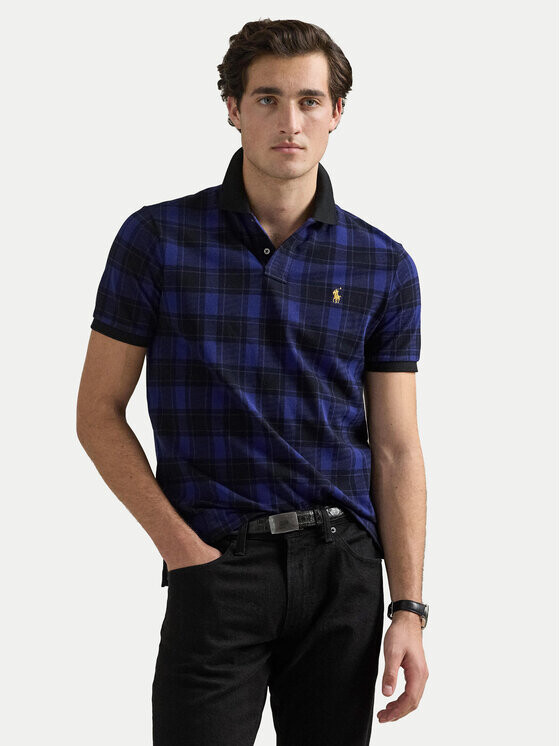 

Рубашка поло стандартного кроя Polo Ralph Lauren, синий