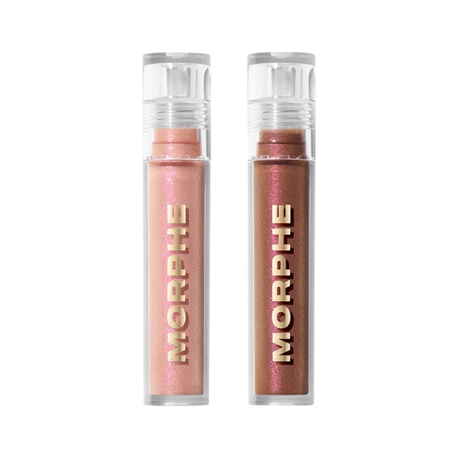 

Блеск для губ Morphe Holiday Collection Dripglass Glazed Duo, Lipgloss Hot Cocoa 2 g + Lipgloss Unbothered 2 g / 2 x 2 g