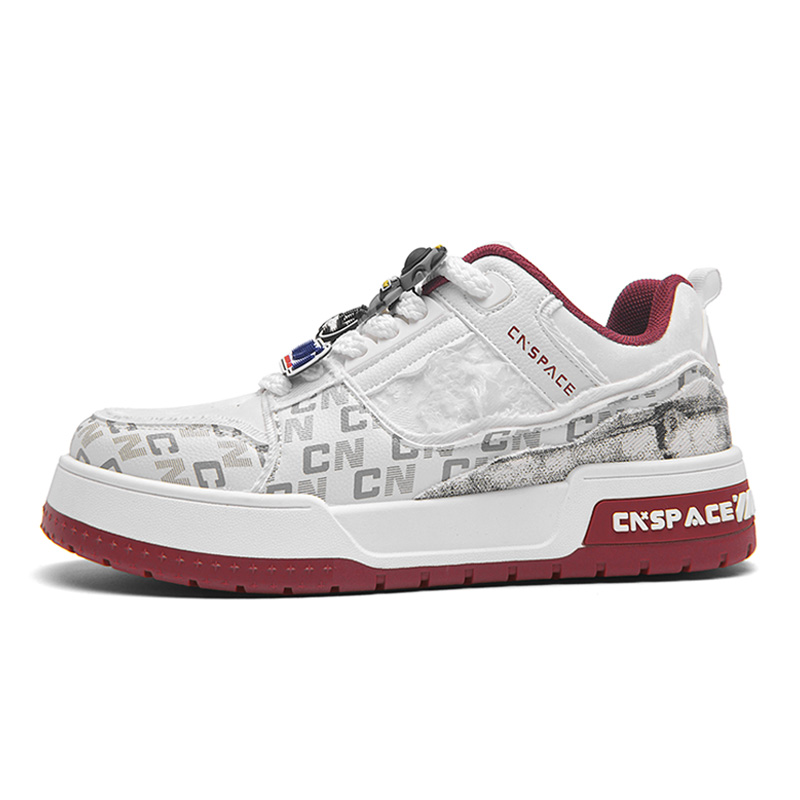 

Китайские аэрокосмические низкие скейтбордные кроссовки унисекс Zhongguohangtian, красный rock rice (kitten)