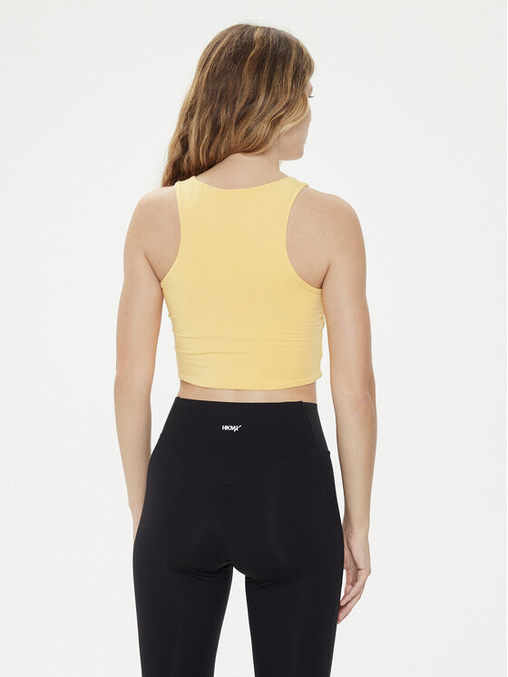 Топ slim fit City Escape IS0668 Adidas, желтый — фото 3