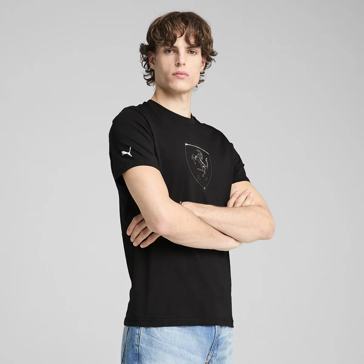 

Футболка мужская Ferrari Race Tonal Big Shield Tee Puma, черный