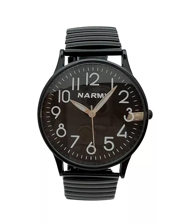 

Черные эластичные и классические аналоговые женские часы Olivia Pratt, black