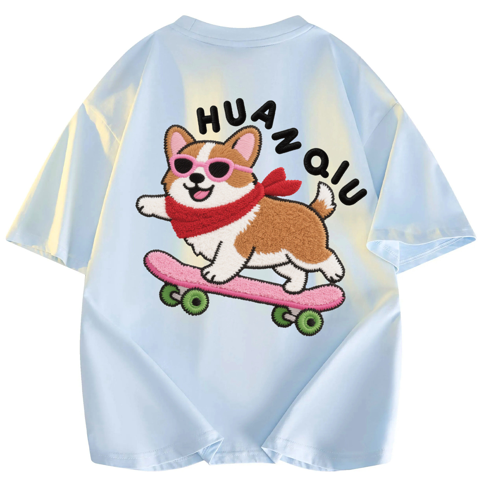 

Футболка с коротким рукавом Unisex HUANQIU, синий
