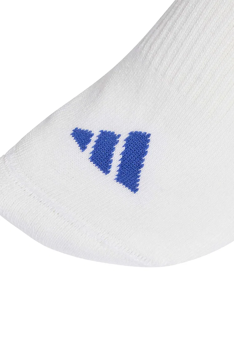 Носки спортивные, средней высоты, 3 пары, Adidas, белые — фото 3