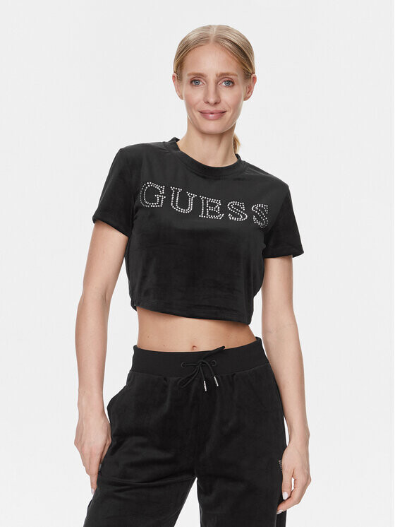 

Футболка свободного покроя Guess, черный