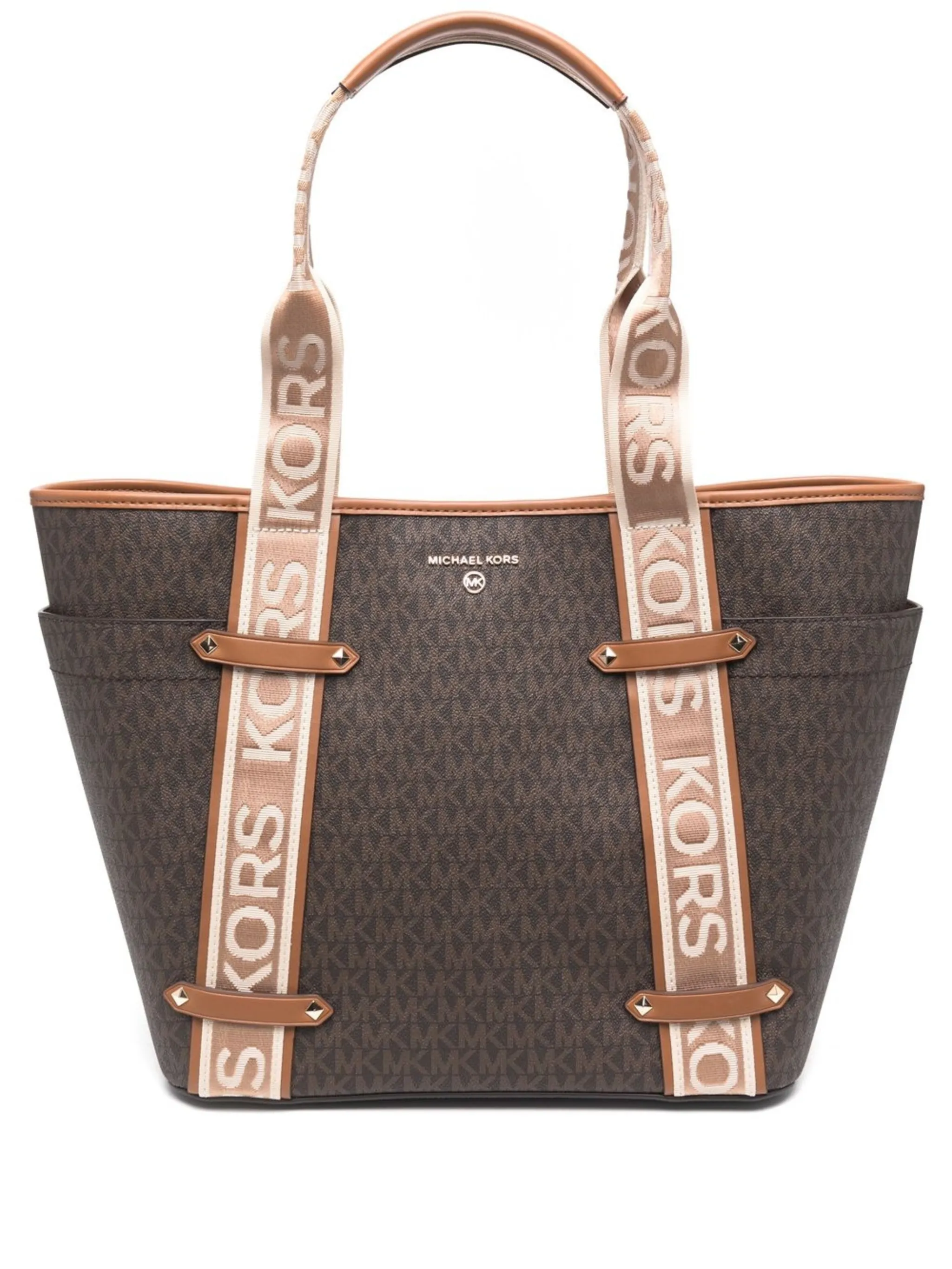 

Сумка-тоут Maeve с монограммой Michael Michael Kors, коричневый