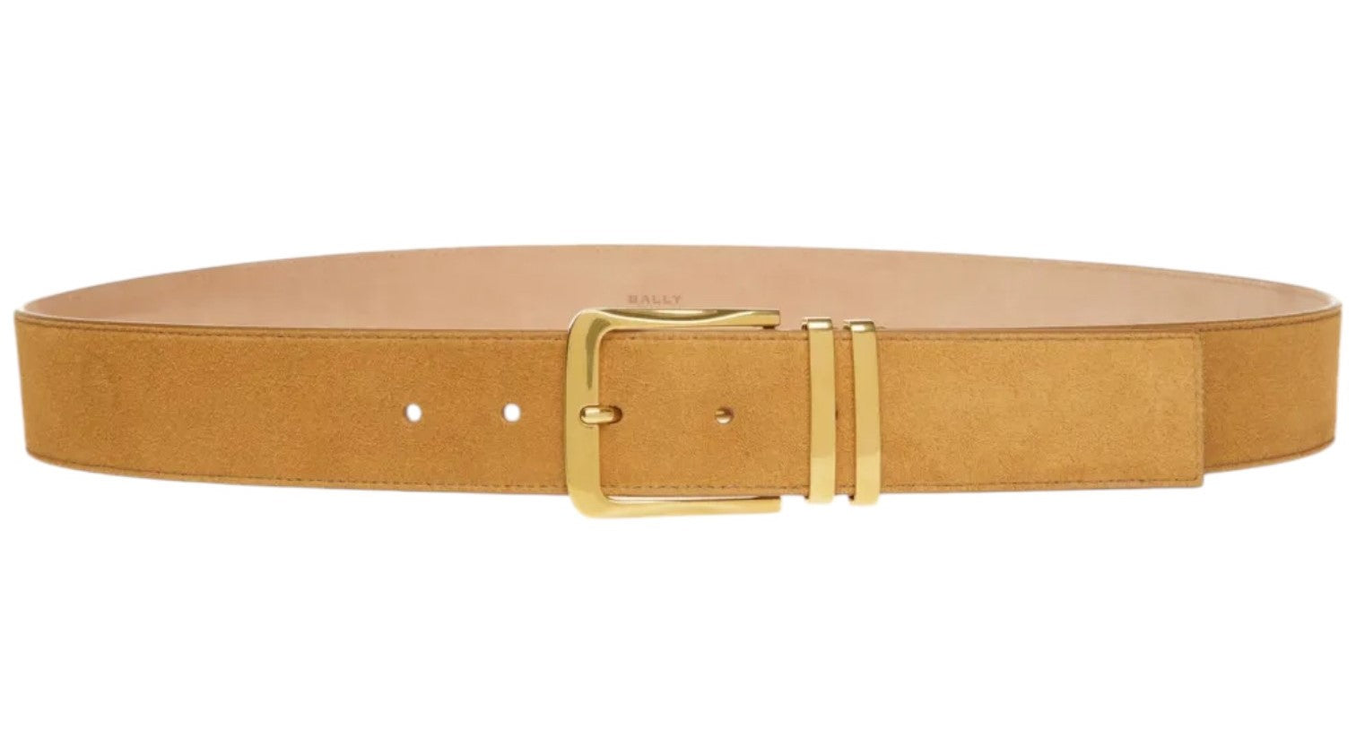 

Ремень Bally 6305262 изогнутый из замши Deserto, цвет multi