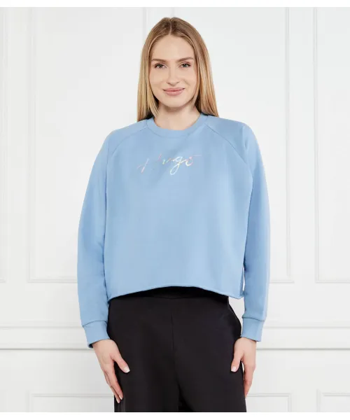

Толстовка Darace Loose fit Hugo, синий