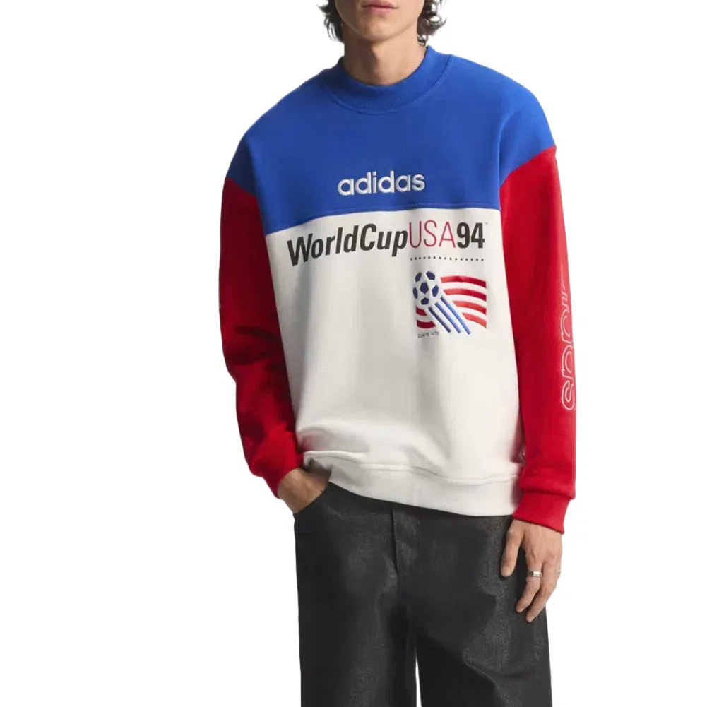 Футболка Adidas World Cup USA Graphic Sweatshirt 'Royal Blue White Red' KD1156, мультиколор — фото 2