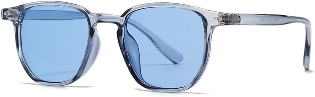 

Солнцезащитные очки с защитой UV400 | Линзы Punk Rivets конфетного цвета | Для женщин и мужчин, для занятий спортом на открытом воздухе и вождения DSVIGF, C5 Blue Blue