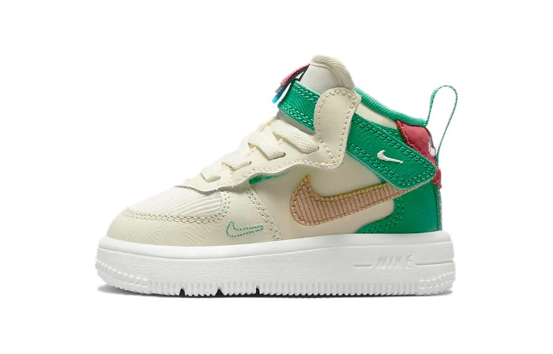 

Кроссовки Nike Air Force 1 для малышей TD, White/Green