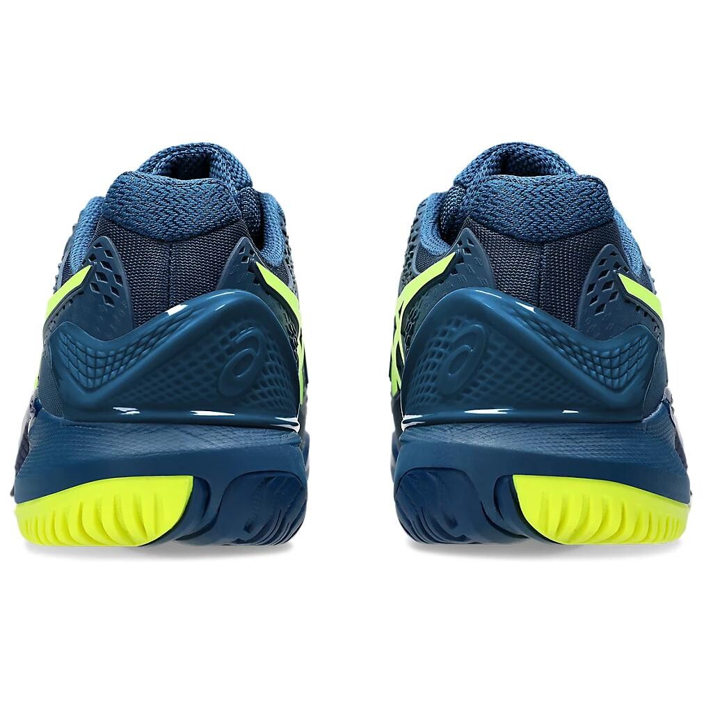 Кроссовки Asics Gel-Resolution 9 Tennis Shoes Men Low-top Blue/Yellow, синий/желтый — фото 3