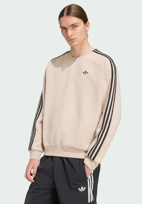 Свободная толстовка crew Adidas Originals, Stone Khaki — фото 4