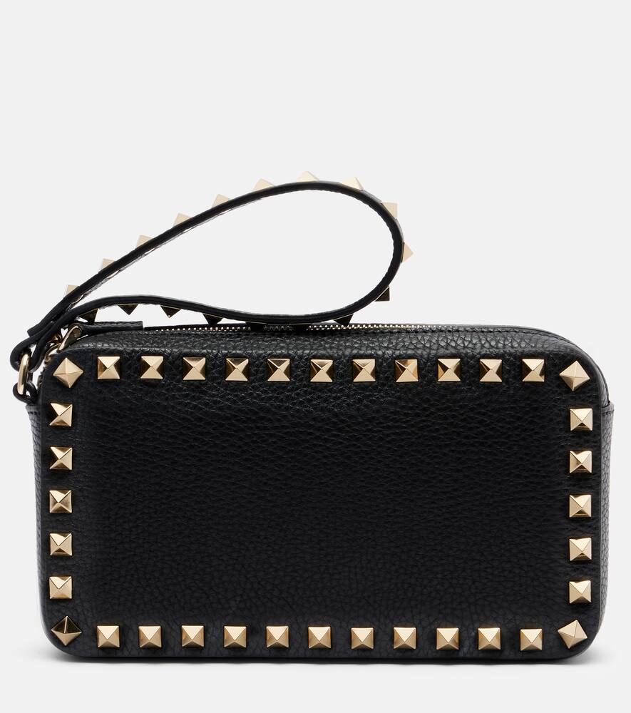 

Кожаный клатч Rockstud Small Valentino Garavani, Nero