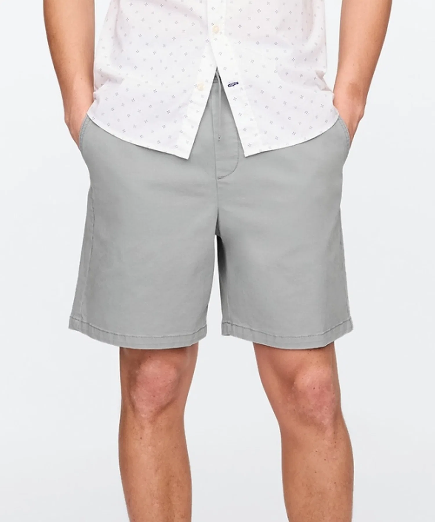 Мужские хлопковые шорты карго GAP серые