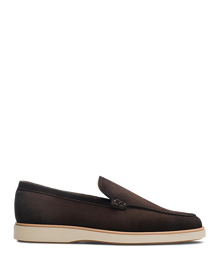 Мужские мокасины Lourenco Slip On Magnanni, коричневый — фото 4