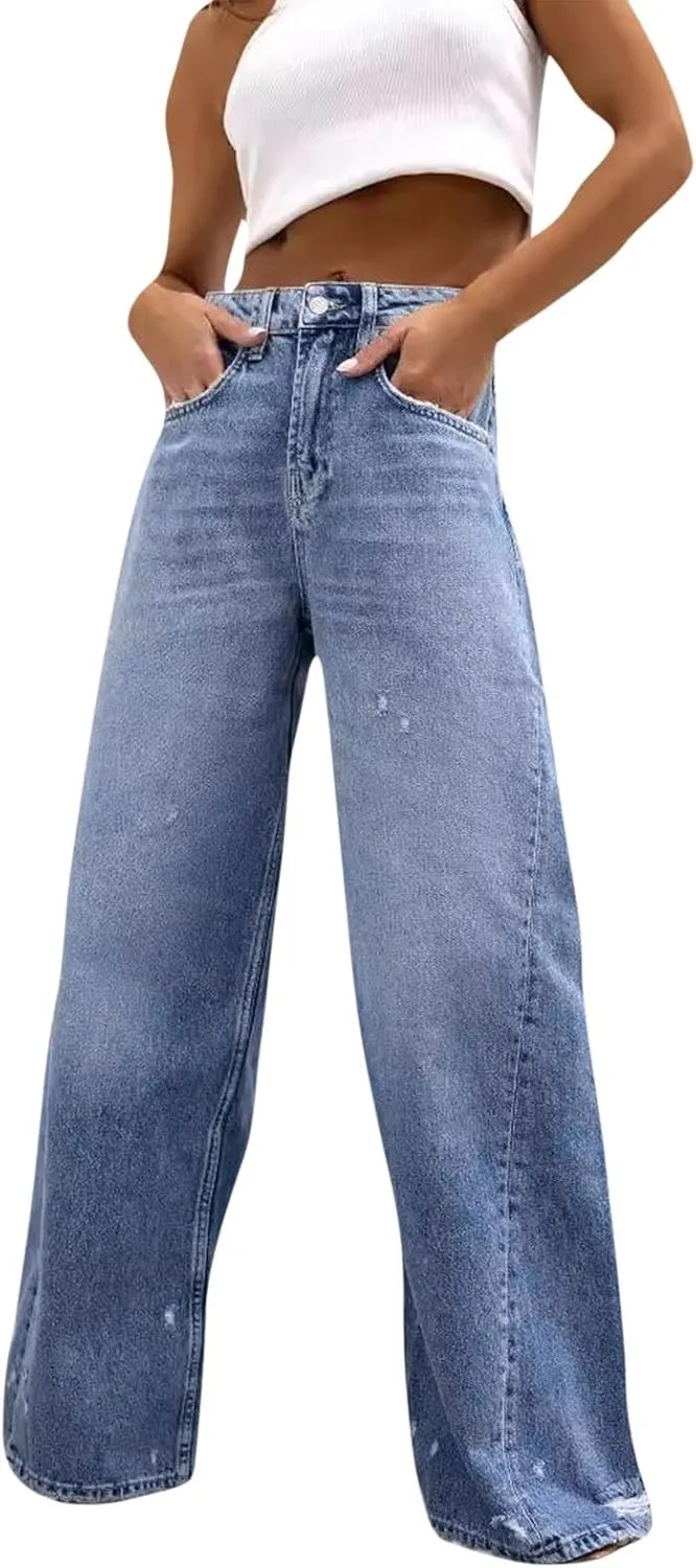 

Женские джинсы с высокой талией и расклешенным низом Vintage Stretch Bootcut Lmdudan