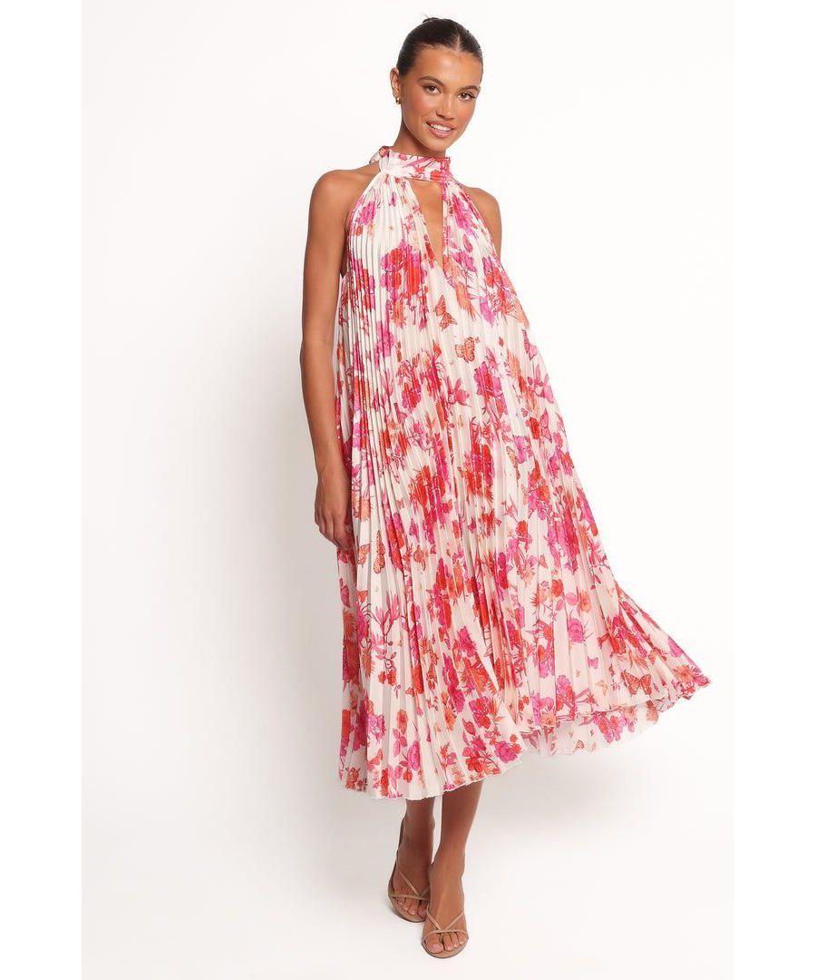 

Платье-макси Sirmione Petal and Pup, Pink floral