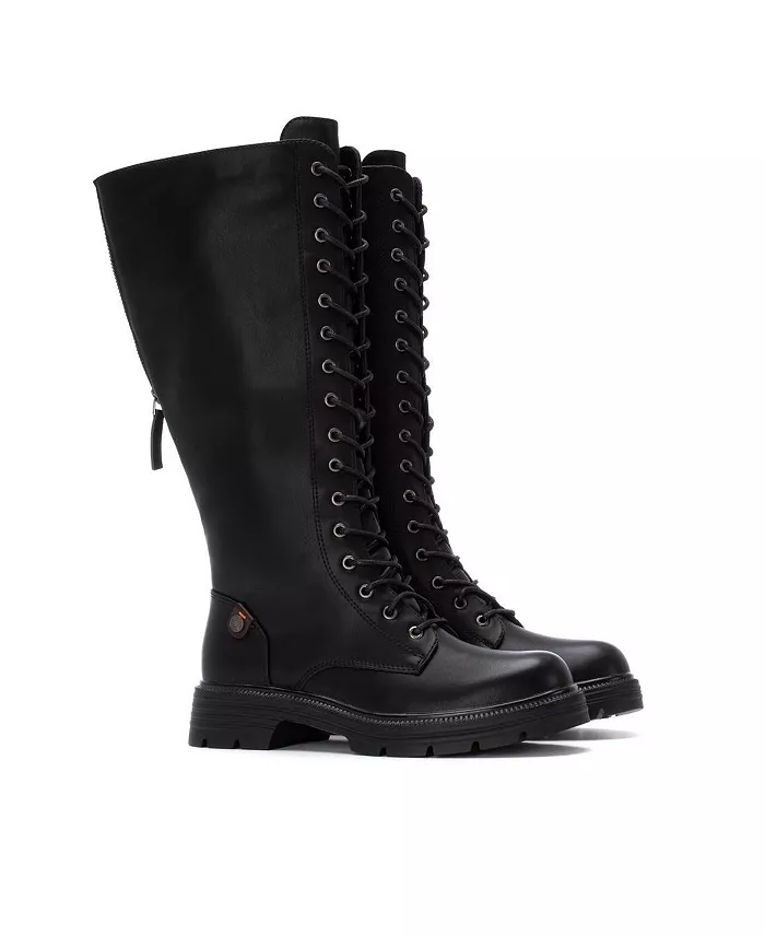 Женские ботинки Combat Boots из коллекции Refresh от XTI Xti, черный — фото 4