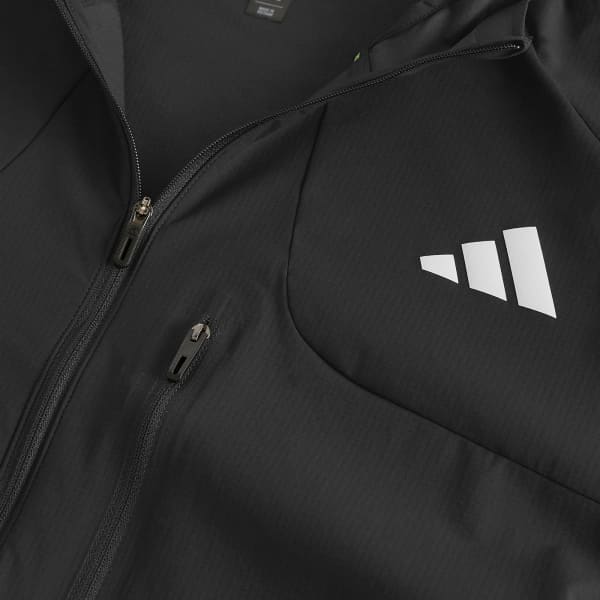 Беговая куртка Adidas adizero Adidas Running, черный — фото 3