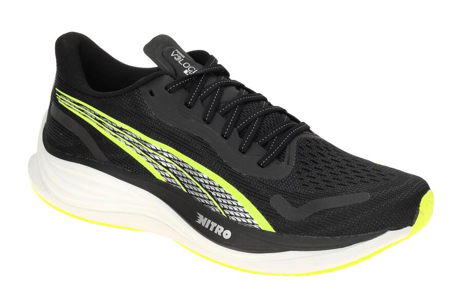 

Кроссовки Puma Velocity Nitro чёрно-жёлтые мужские спортивные кроссовки