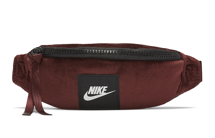 

Нейлоновая поясная сумка унисекс красно-коричневая Nike