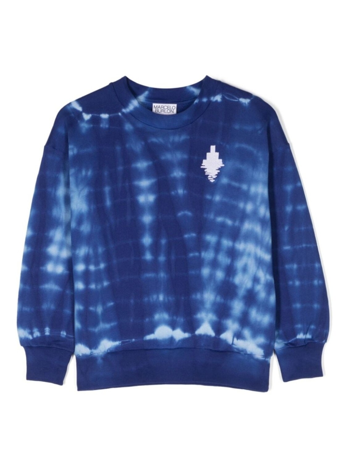 

Marcelo Burlon County Of Milan толстовка оверсайз Soundwaves, синий