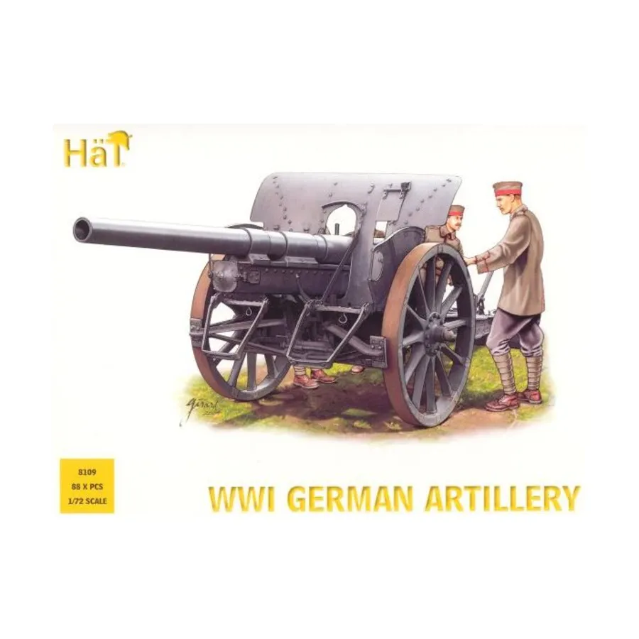 

Немецкая артиллерия Первой мировой войны, Historical Plastic Military Figures - WWI (1:72) (Hat Industries)