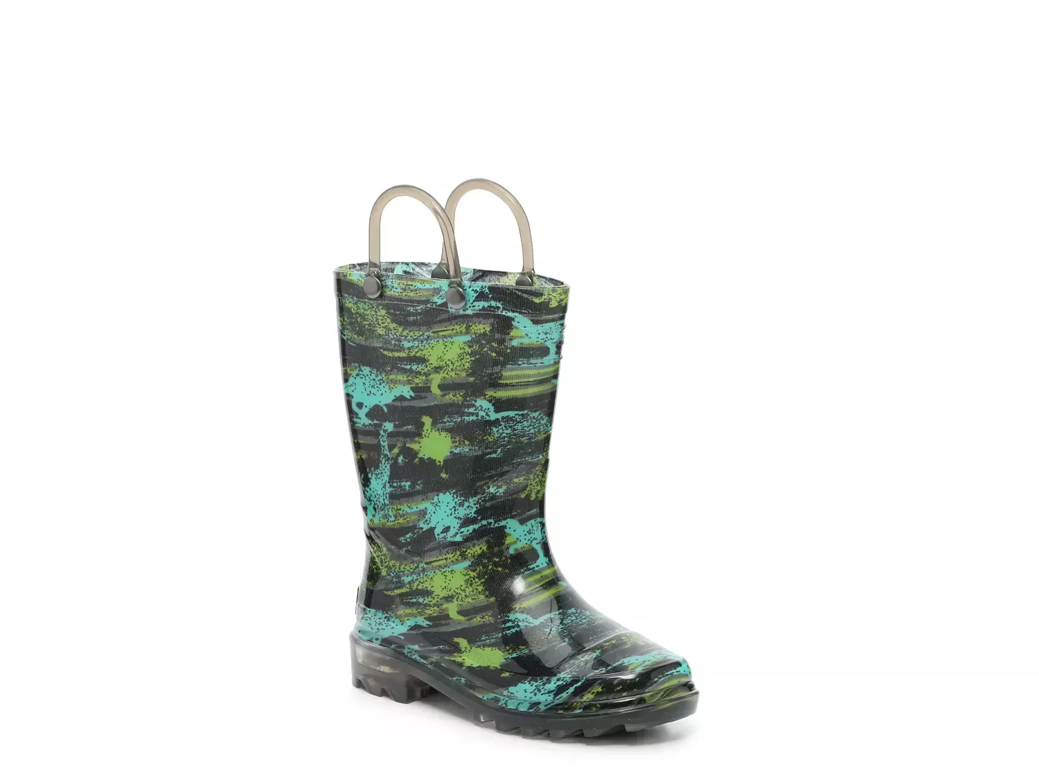 

Детские резиновые сапоги с подсветкой - Dino Western Chief, Multicolor