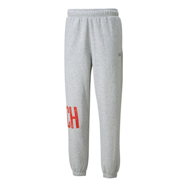 

Брюки playbook basketball pants 'grey' Puma, серый