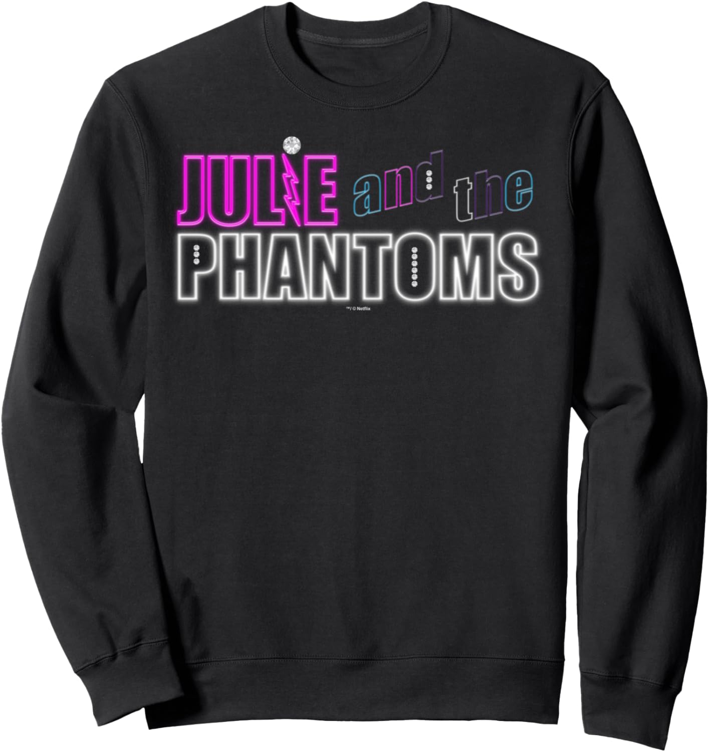 

Толстовка с неоновым логотипом Джули и Призраки, черная Julie And The Phantoms, Черный, Толстовка с неоновым логотипом Джули и Призраки, черная Julie And The Phantoms