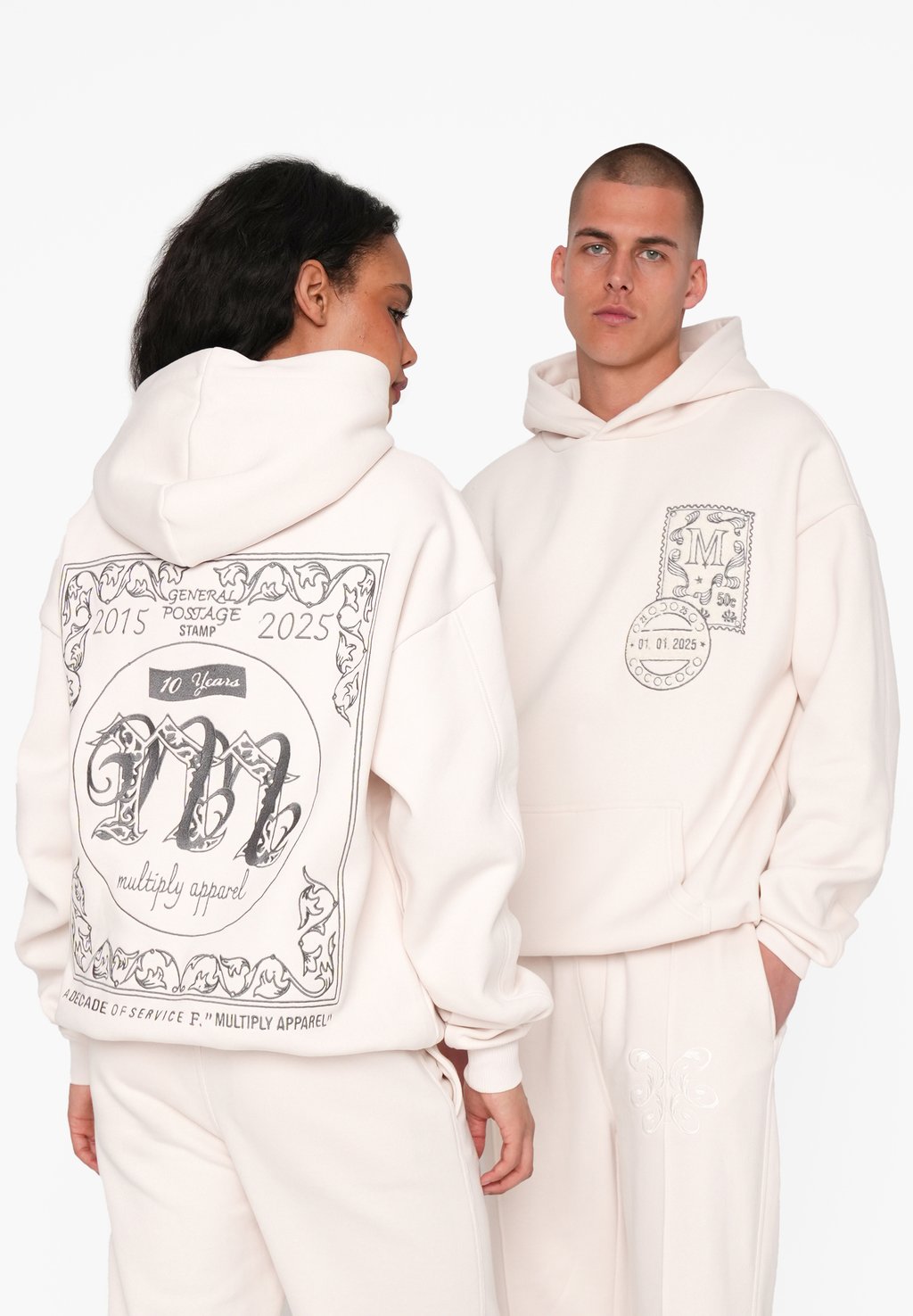 

Толстовка Hoodie Multiply Apparel, кремовый