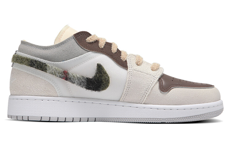 

Баскетбольные кроссовки Air 1 Vintage Men Low-top Brown/Green Jordan