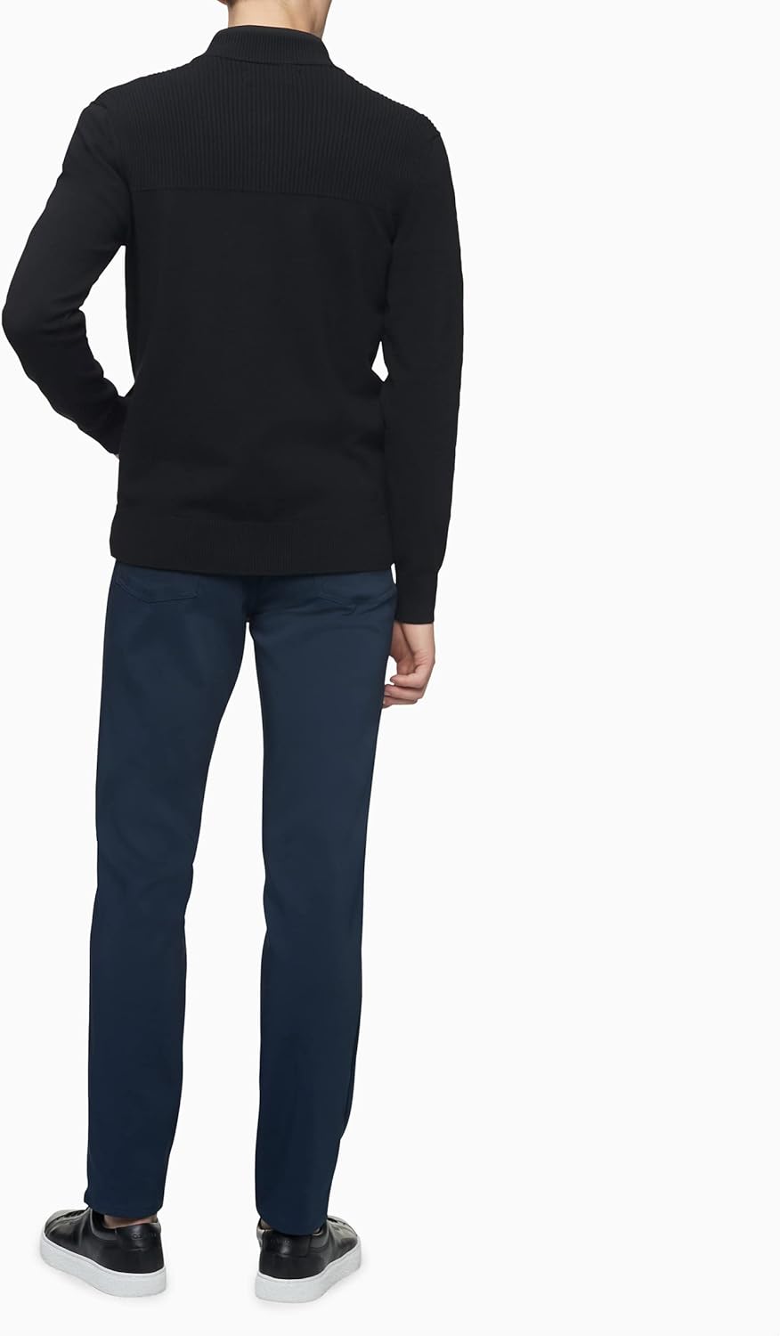Мужские брюки Calvin Klein Move 365 Stretch Slim Fit из высокотехнологичного тканого материала, устойчивые к складкам, Sky Captain — фото 3