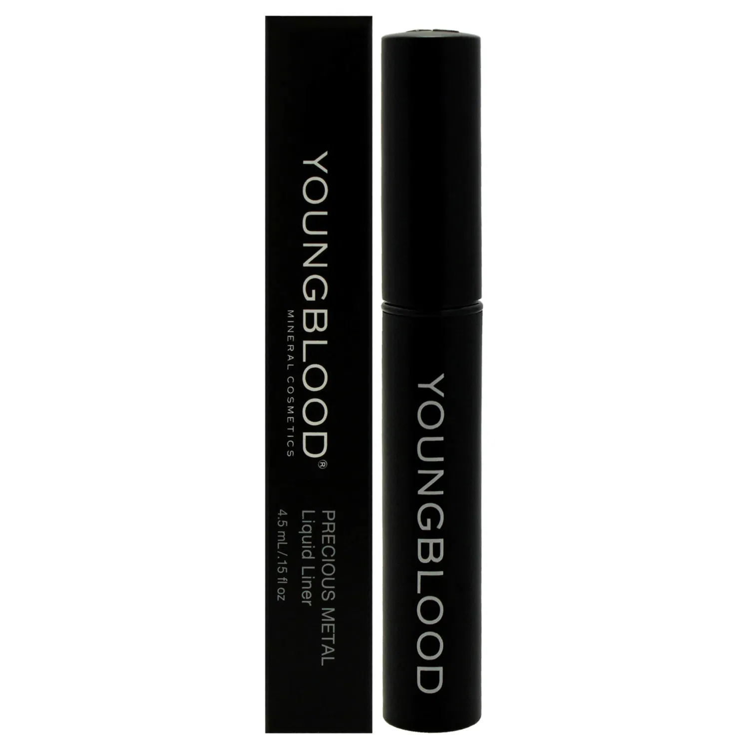Жидкая подводка для глаз Precious Metal Liquid Liner - Sterling от Youngblood для женщин - 0,15 унции, прозрачный/прозрачный