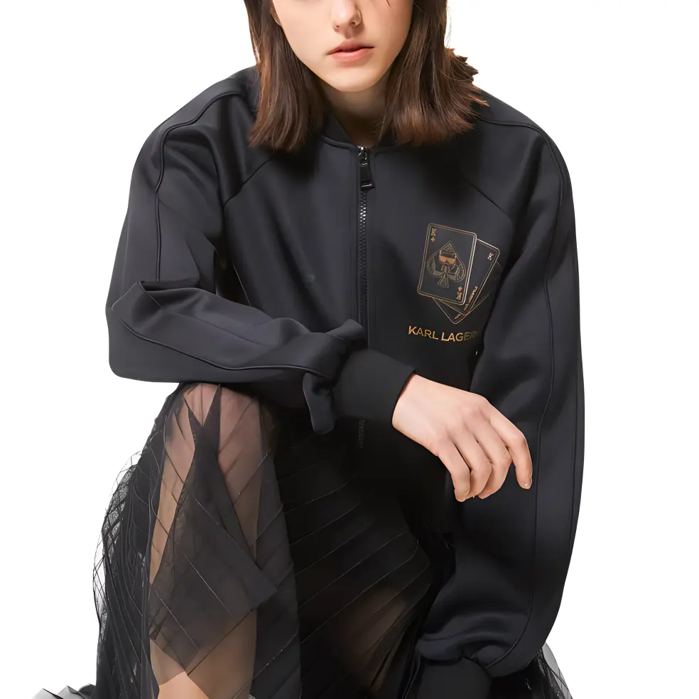 

KARL LAGERFELD Куртки и пальто женские черные KARL LAGERFELD / Karl Lagerfeld Jeans